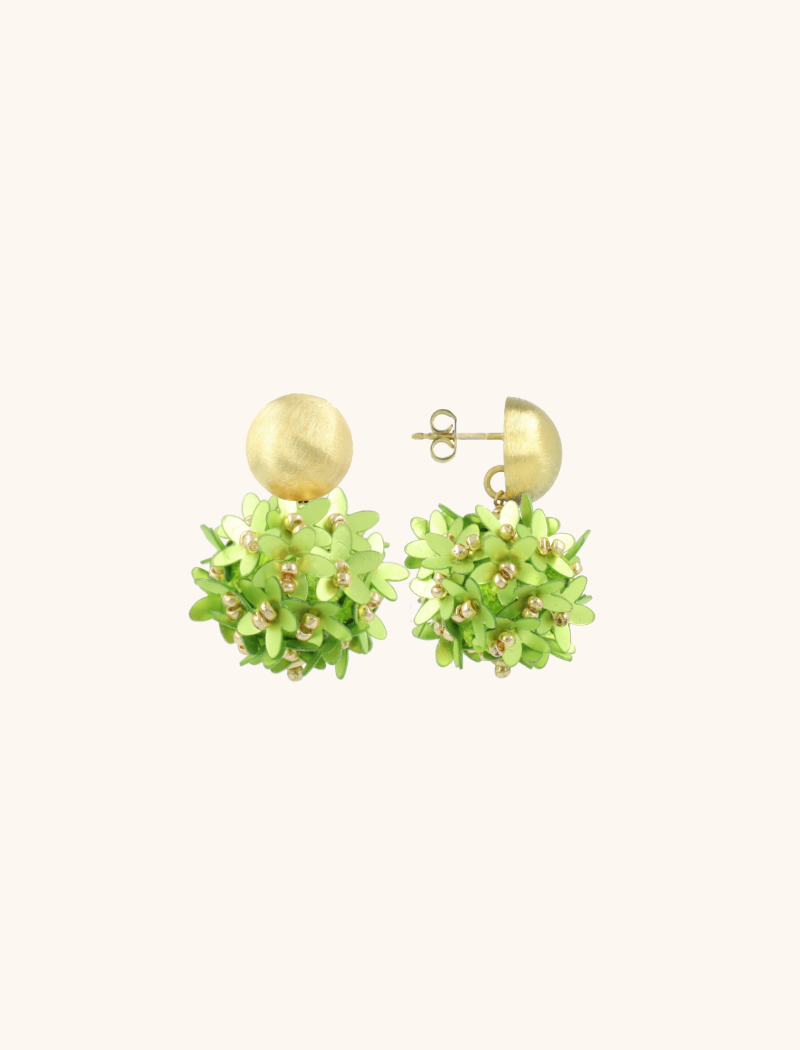 Lime oorbellen Daisy Flower globe Slott-theme.productDescriptionPage.SEO.byTheBrand