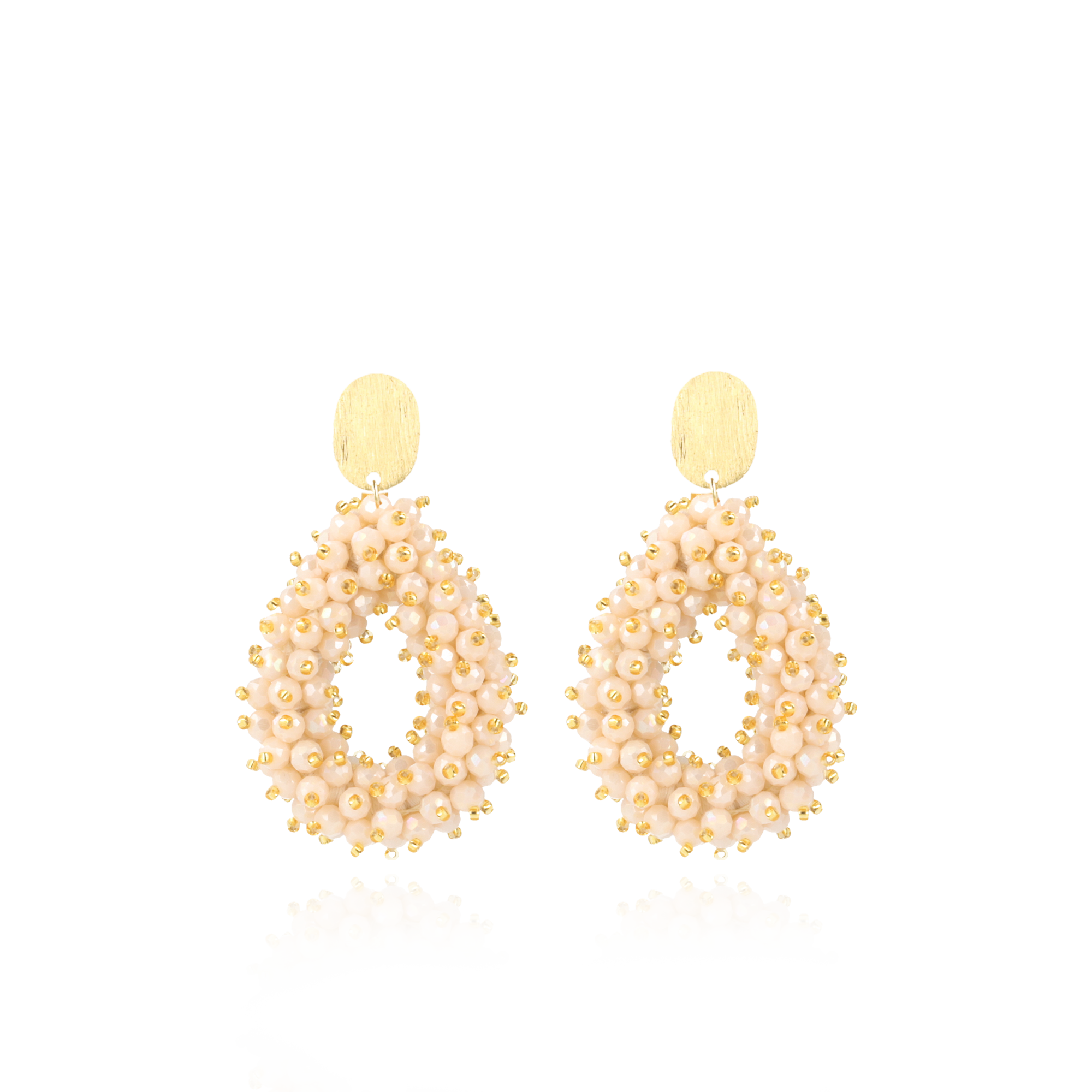 Crème Oorbellen Louise Double Stones Drop Llott-theme.productDescriptionPage.SEO.byTheBrand
