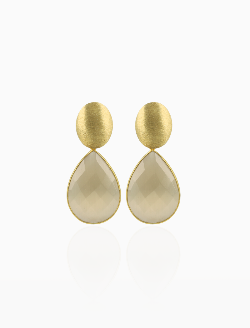 Champagne Oorbellen Framed Drop L Rae