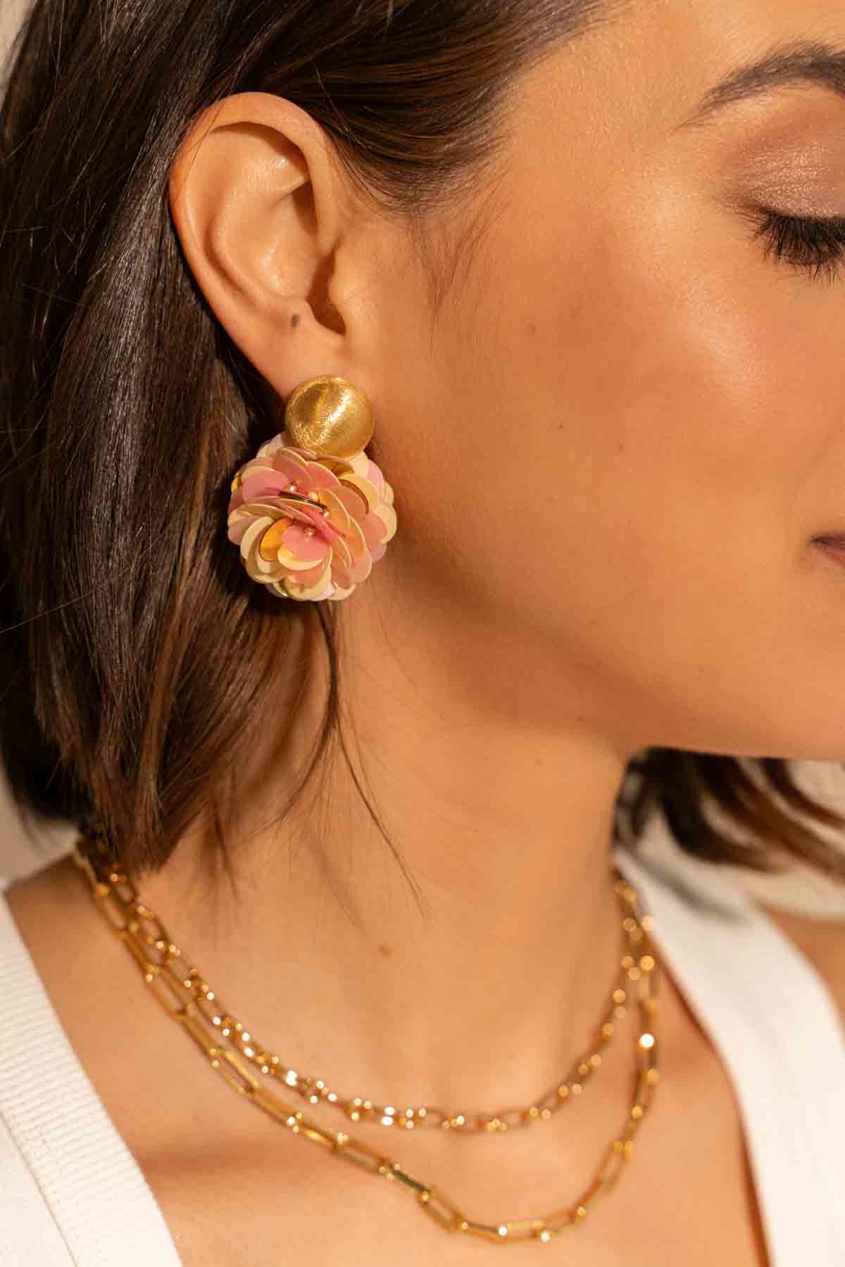 Mix Pink Earrings Butterfly Sequin Globe Mlott-theme.productDescriptionPage.SEO.byTheBrand