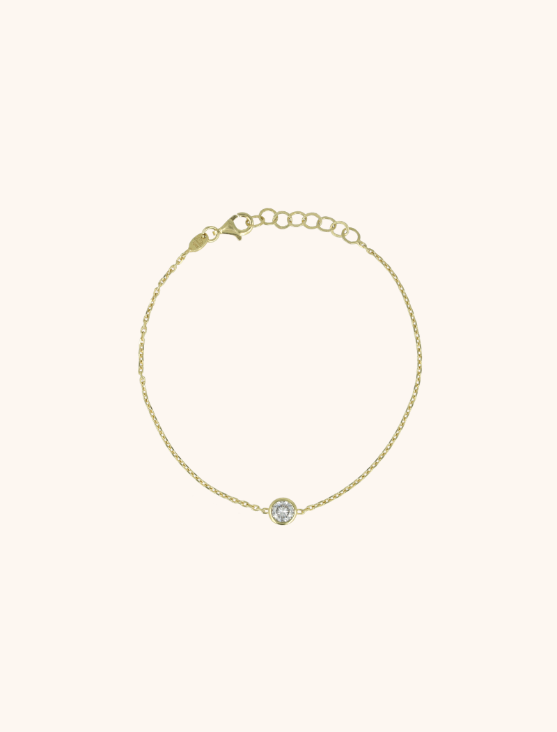 Goudkleurige Armband Judith Framed round Crystallott-theme.productDescriptionPage.SEO.byTheBrand