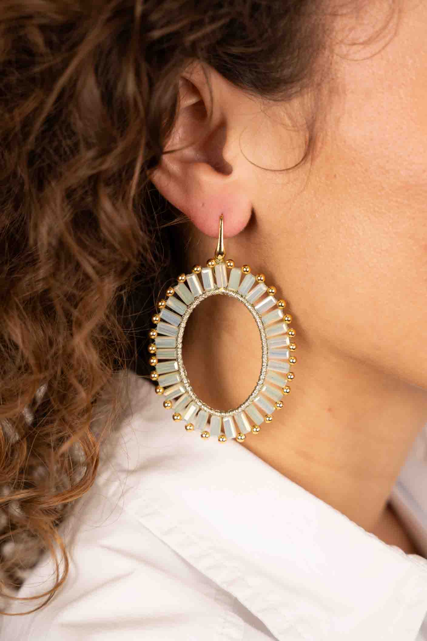 Licht Mint Oorbellen Naomi Ovaal L lott-theme.productDescriptionPage.SEO.byTheBrand
