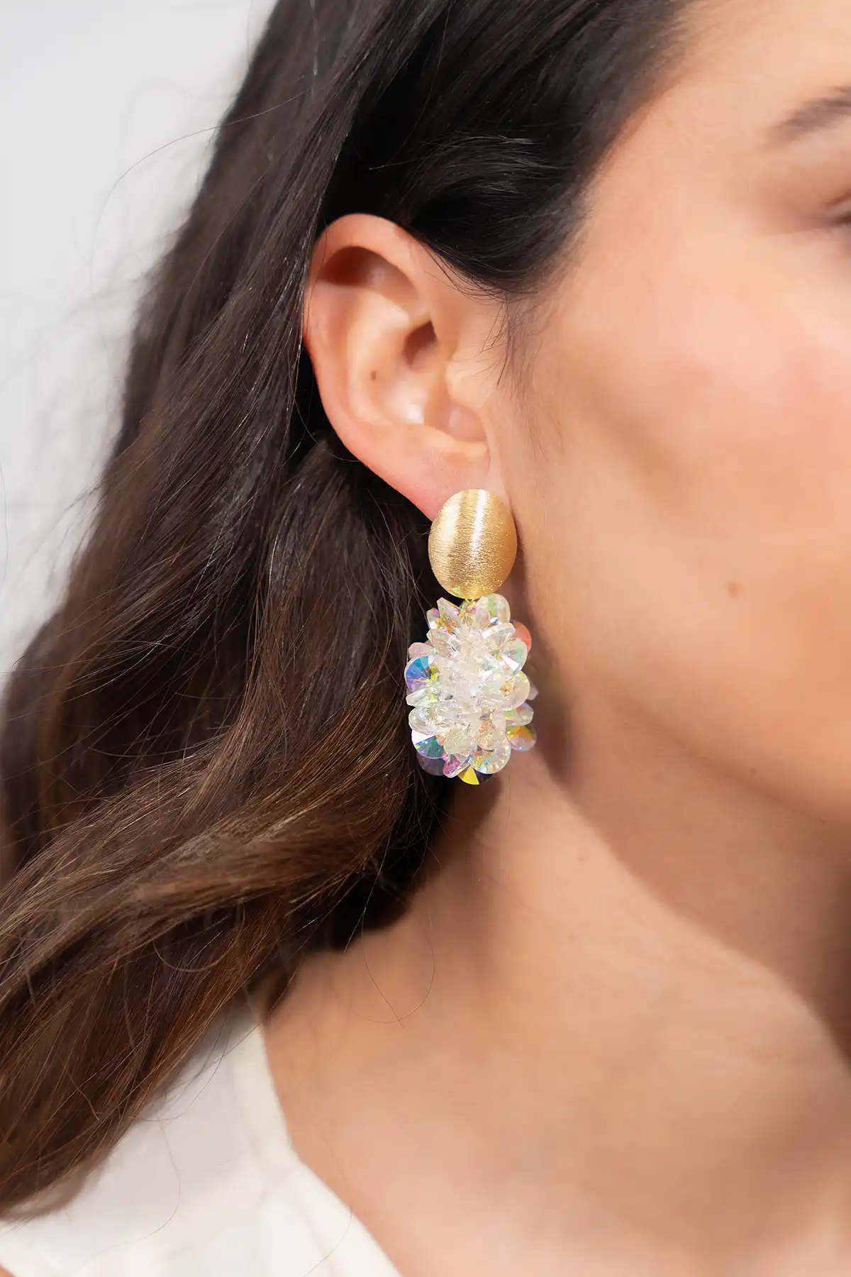 Crystal Holo Oorbellen Sam Crystal Sequins