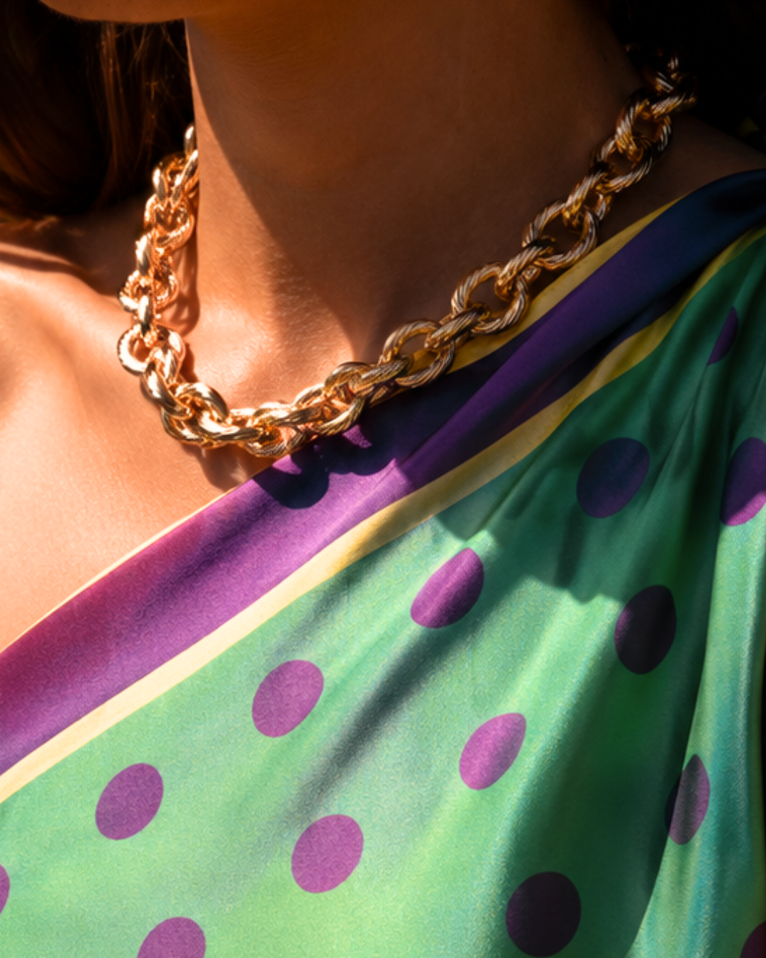 Elira - CLA Necklace Cable Rope M - Soft Gold