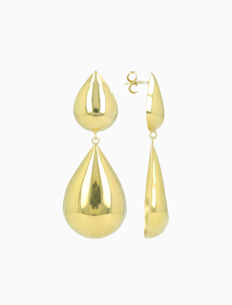 Classic earrings double drop