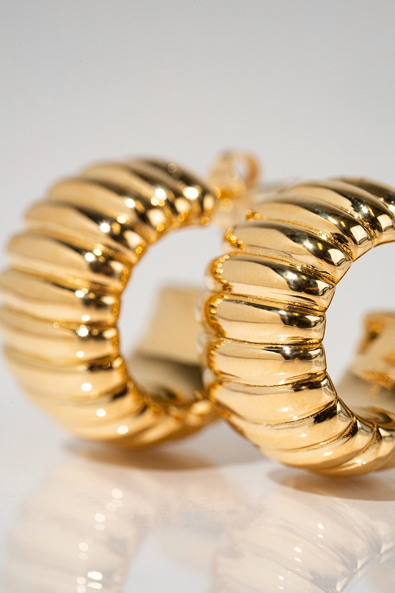 Classic Oorbellen Creool Bumps L