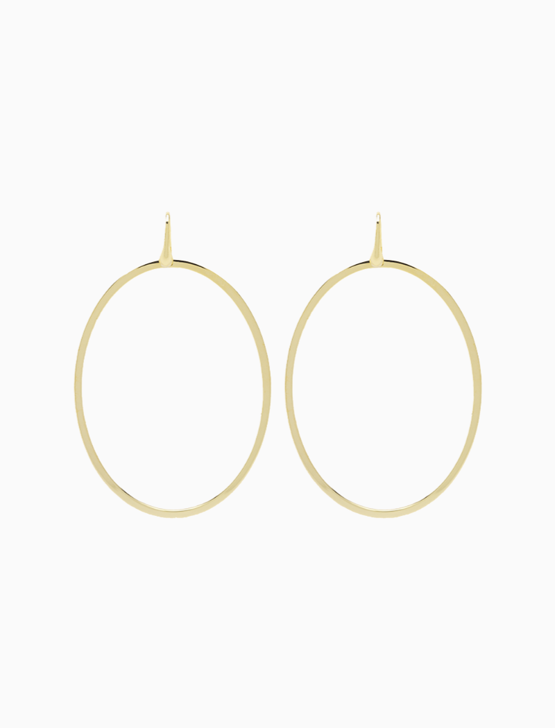 Classic ovaal oorbellen