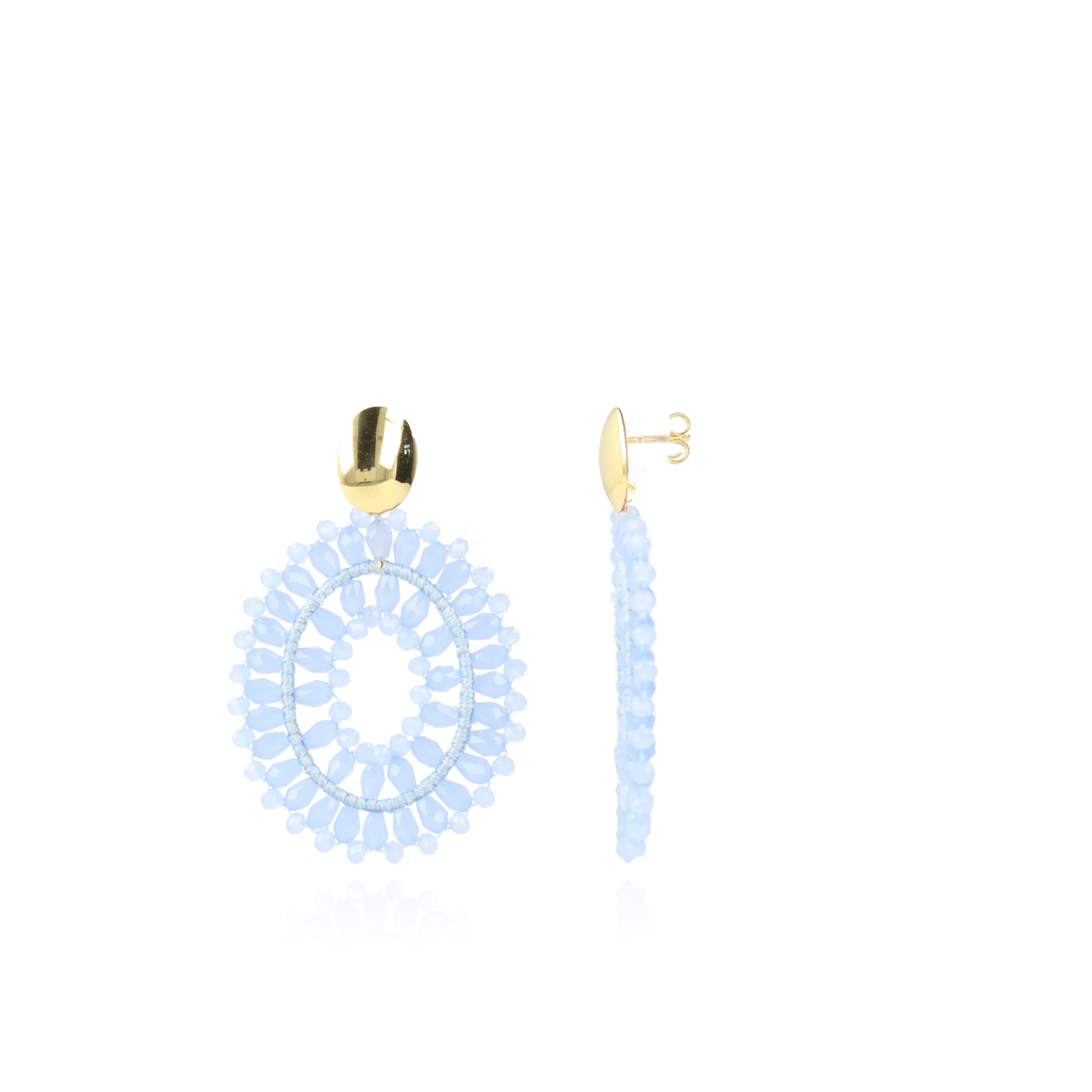 Blauwe Oorbellen Ovaal Noa Mlott-theme.productDescriptionPage.SEO.byTheBrand