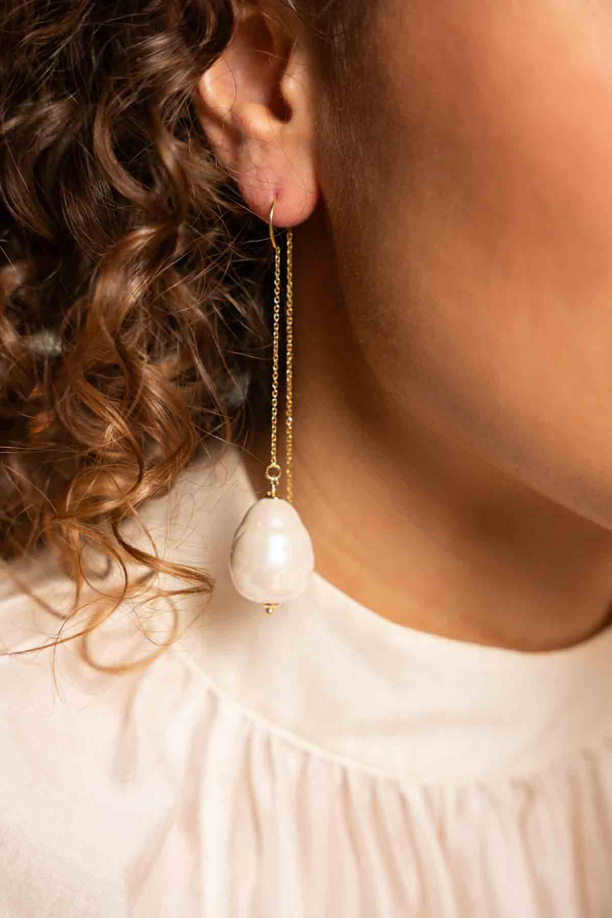 Pearl Earrings Mother Earth L