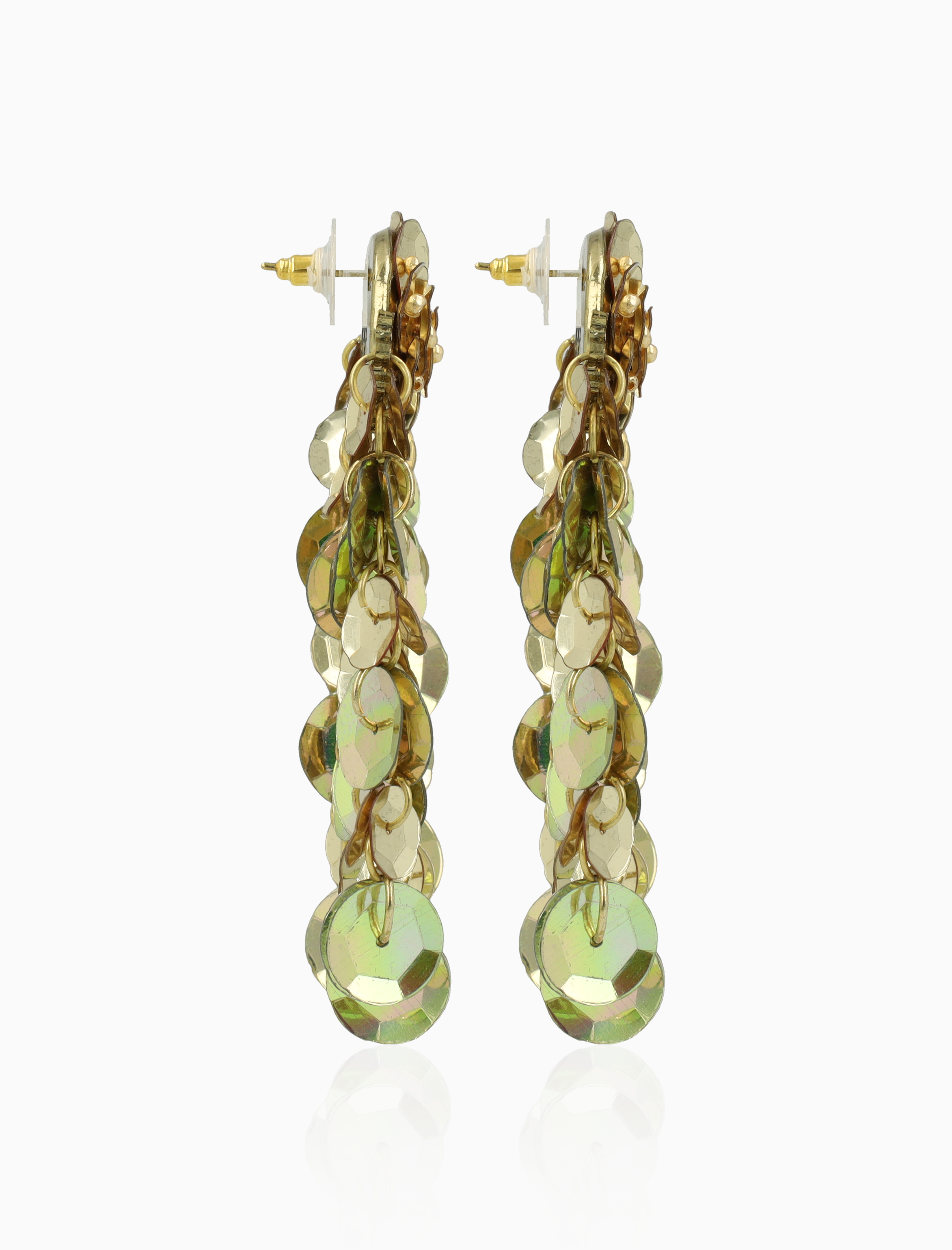 Goldfarbene Ohrringe Danielle Cup Wilde Waterfall XL