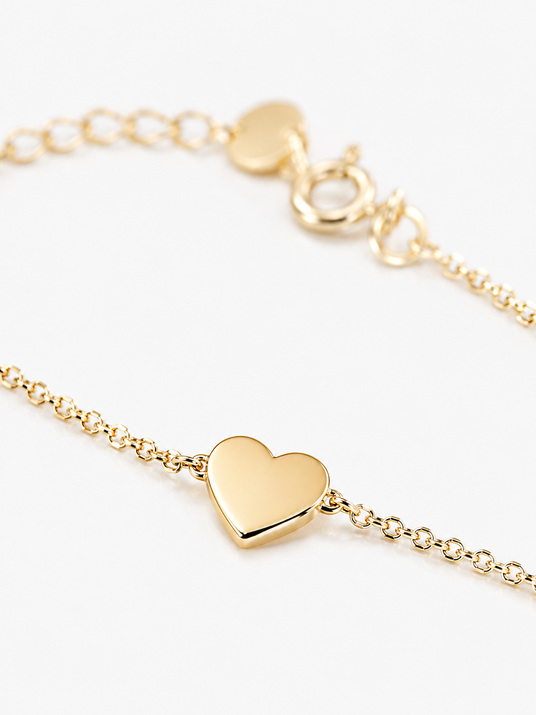 9 Karaat Armband Hart S