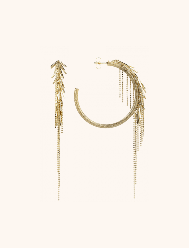 Classic vibes brushed creool Waterval Oorbellenlott-theme.productDescriptionPage.SEO.byTheBrand