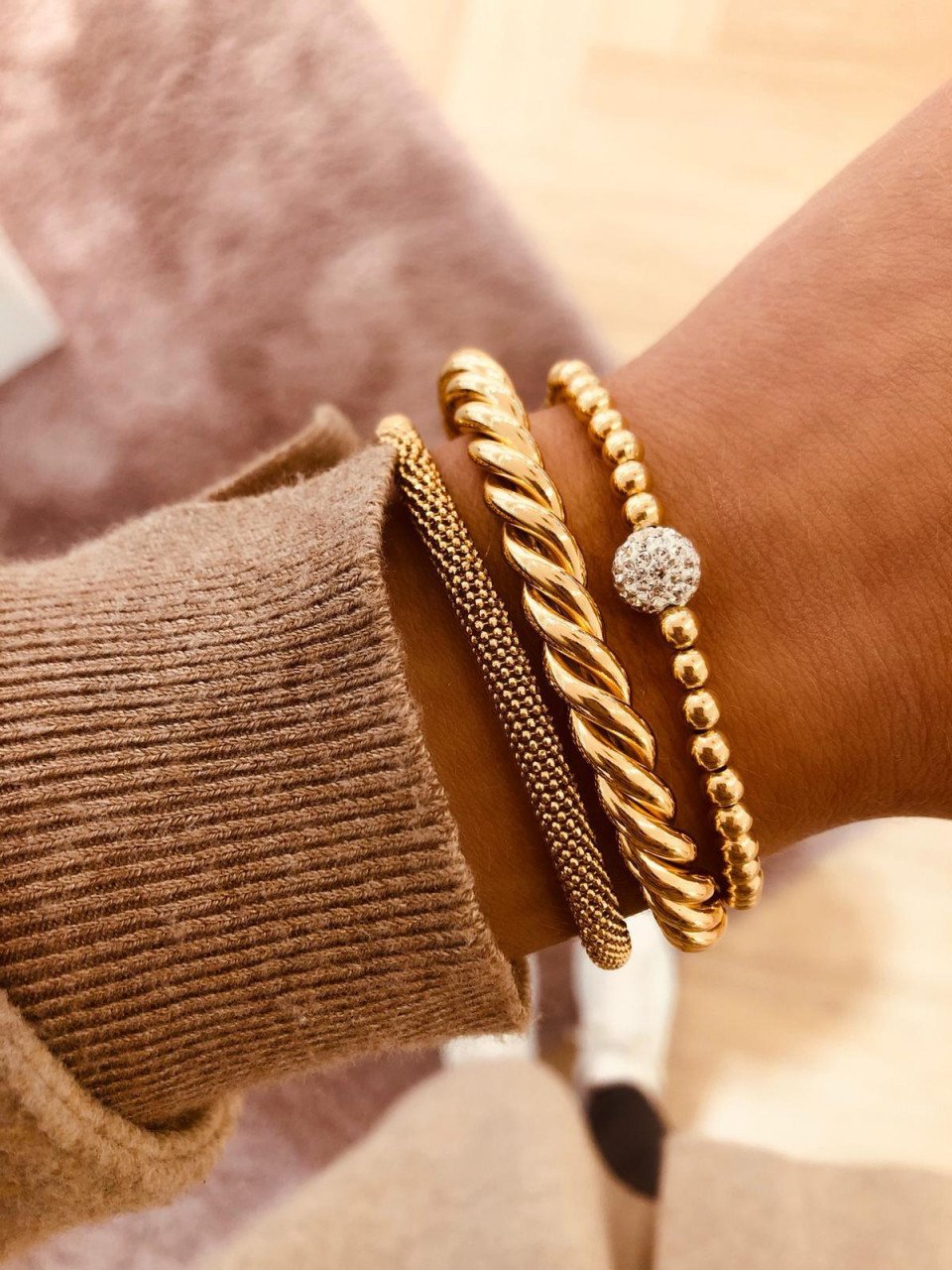 Classic twist L armband