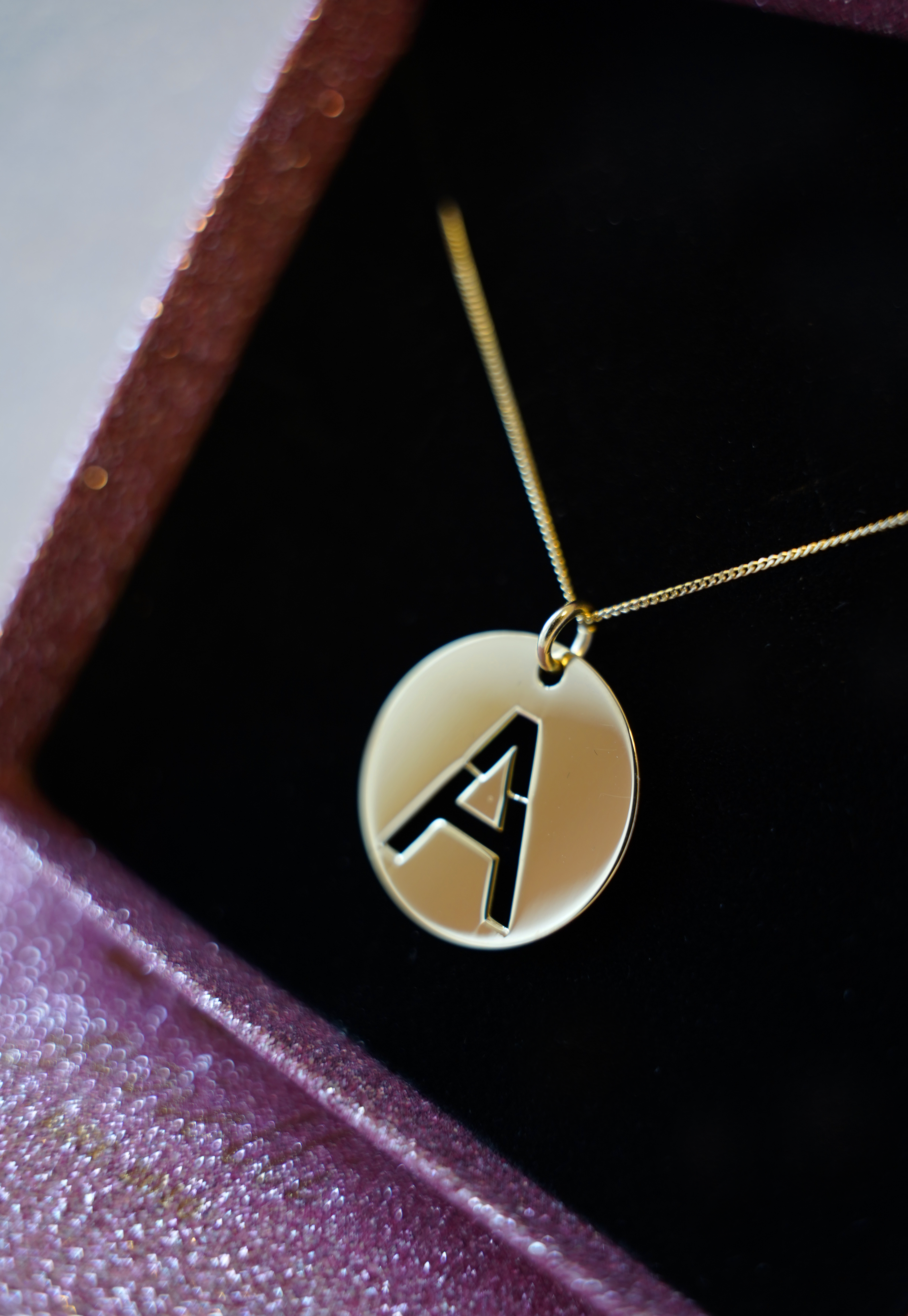 Ketting initial Pendant Gourmet