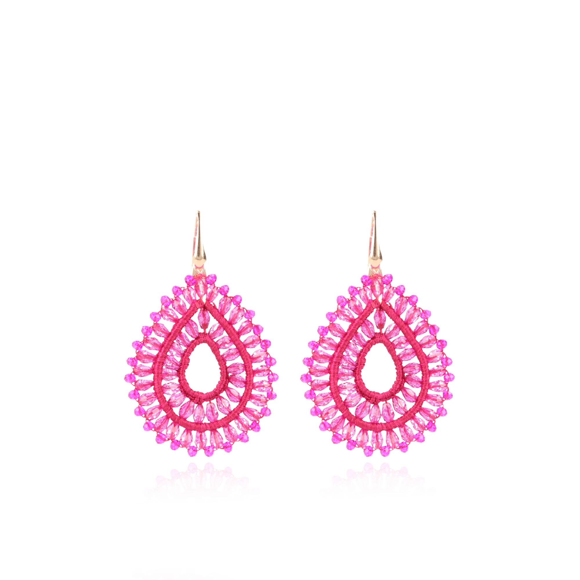 Fuchsia Oorbellen Silk Drop Double Crystallott-theme.productDescriptionPage.SEO.byTheBrand