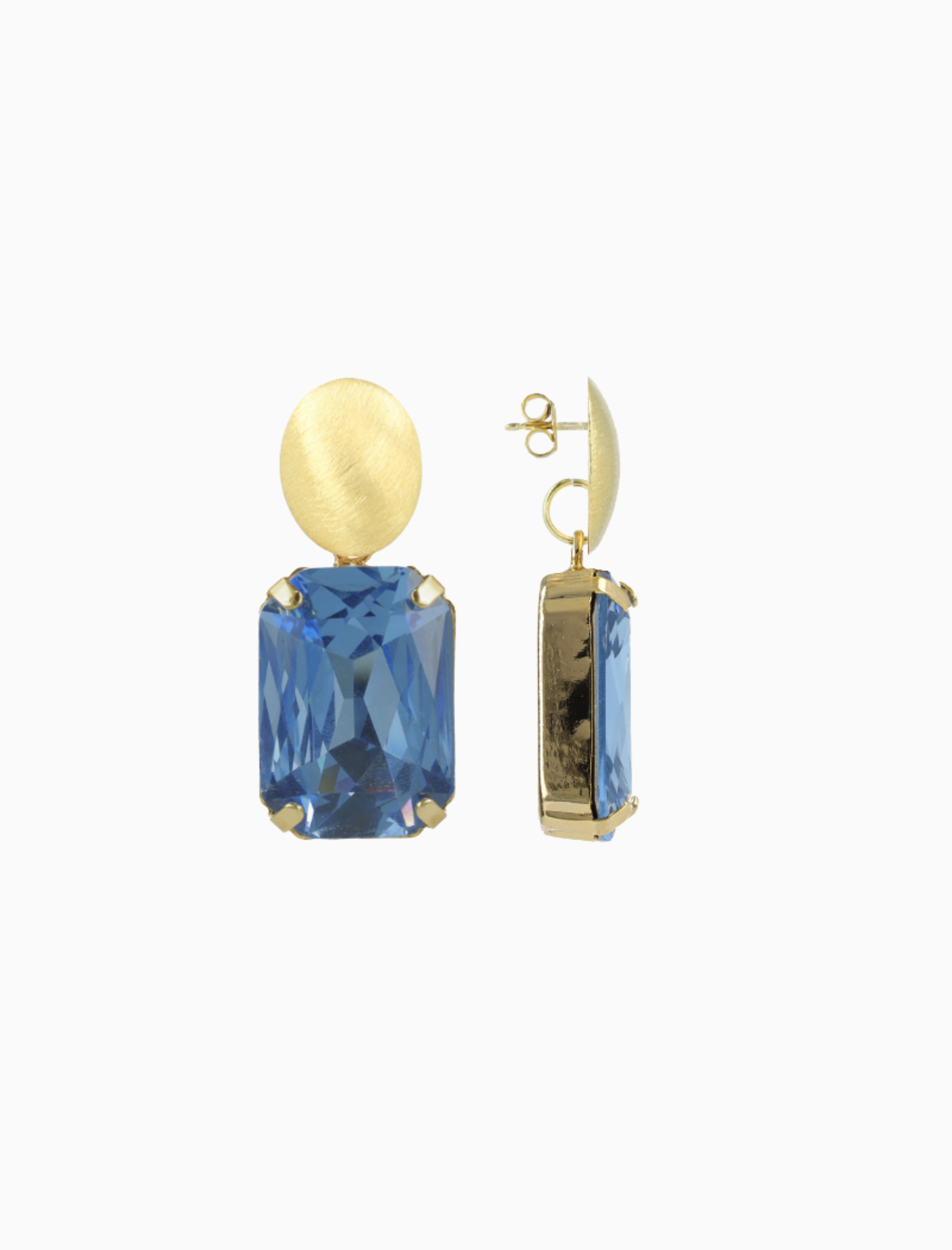Zaffiro  Earrings Rectangle L