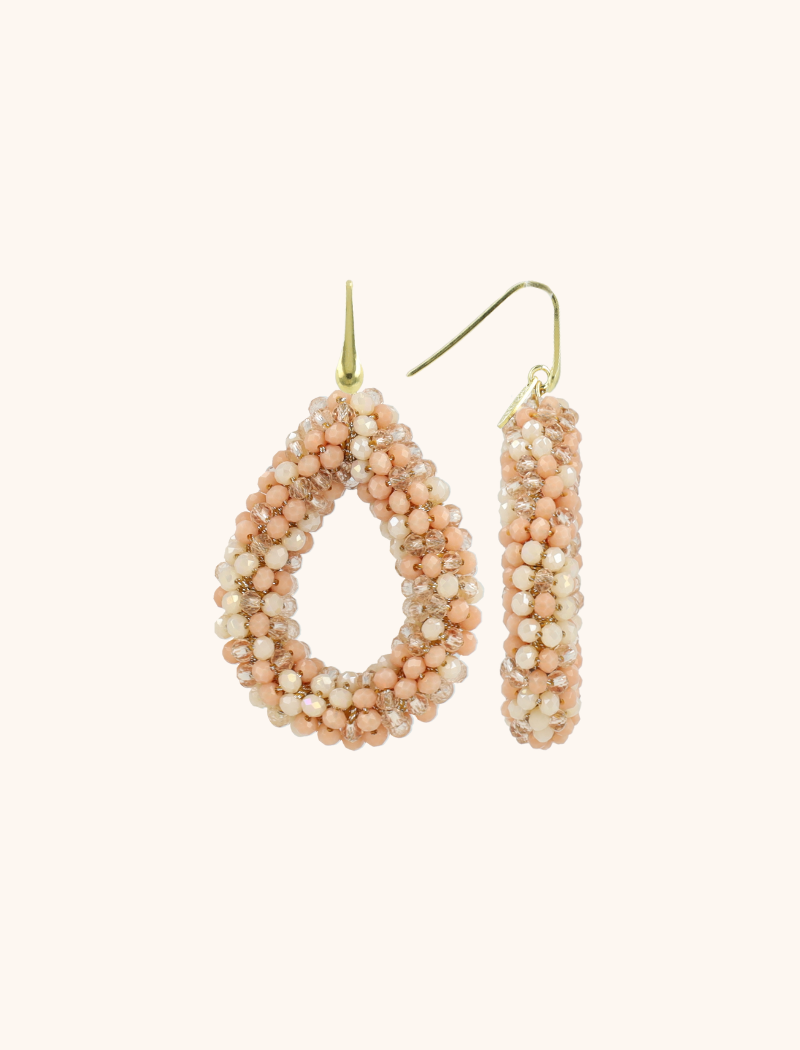 Coral Mix Earrings Berry Drop L  