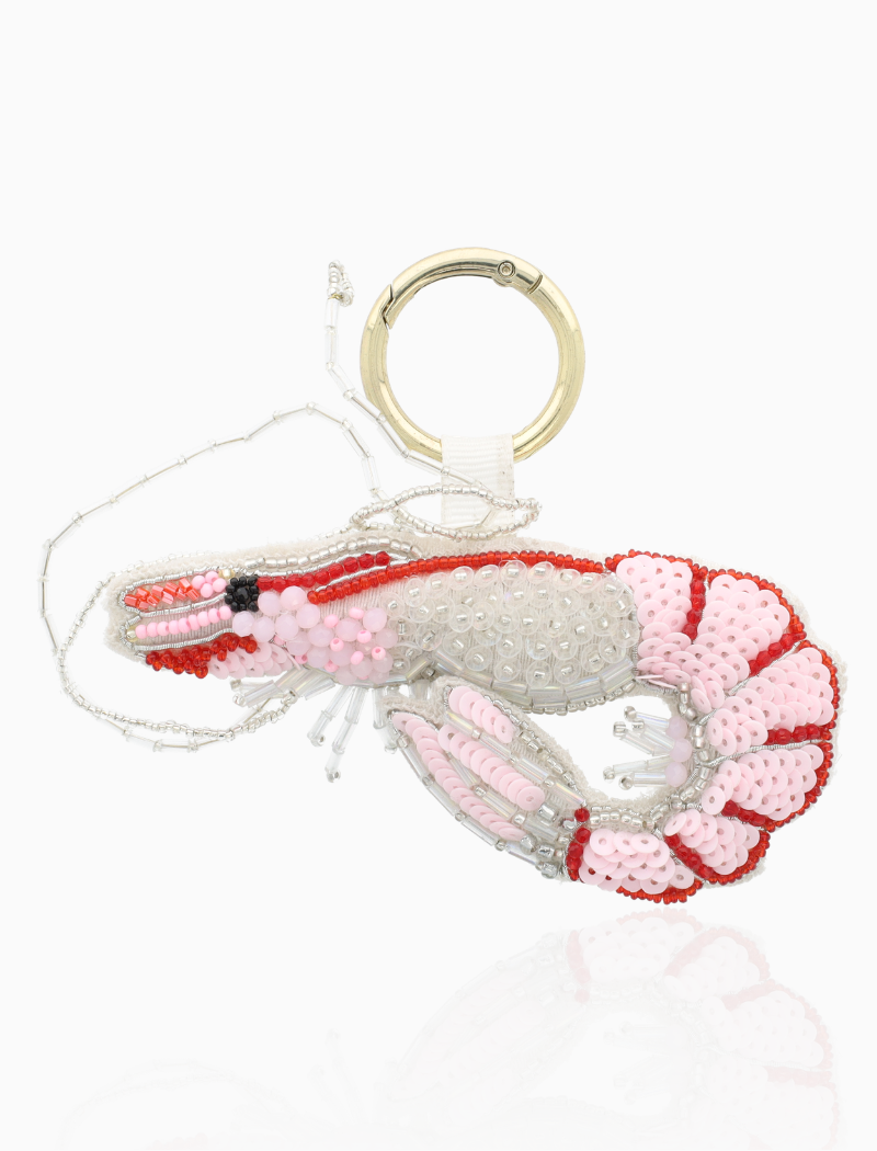 Pink Key Chain Shrimp