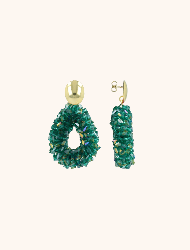 Emerald Earrings Marieke Drop S Raw