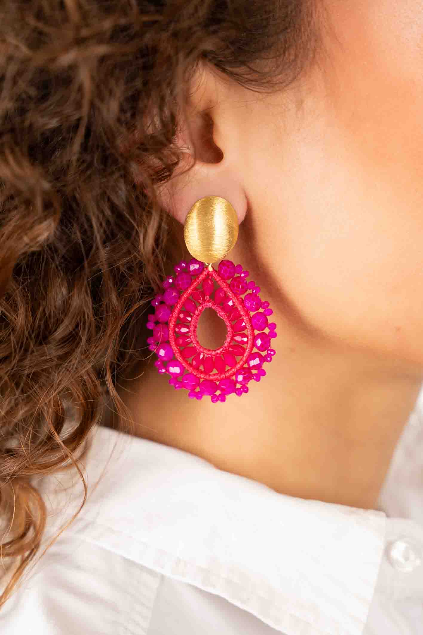 Fuchsia Oorbellen Vos Druppel Slott-theme.productDescriptionPage.SEO.byTheBrand