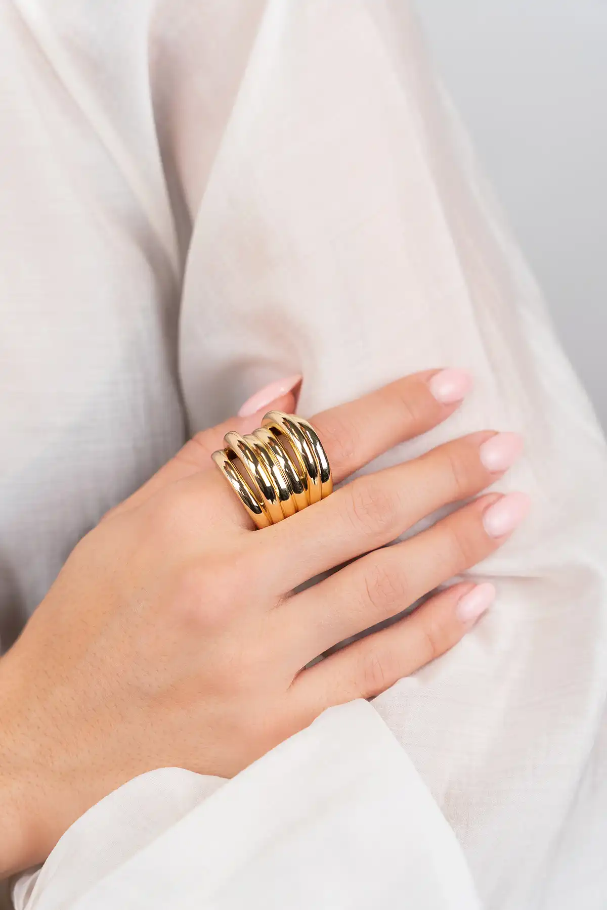 Gouden Ring Multi Band M Laila