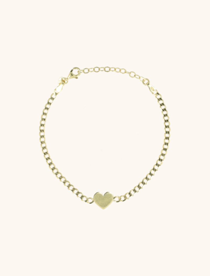 Classic Link Bracelet Heart