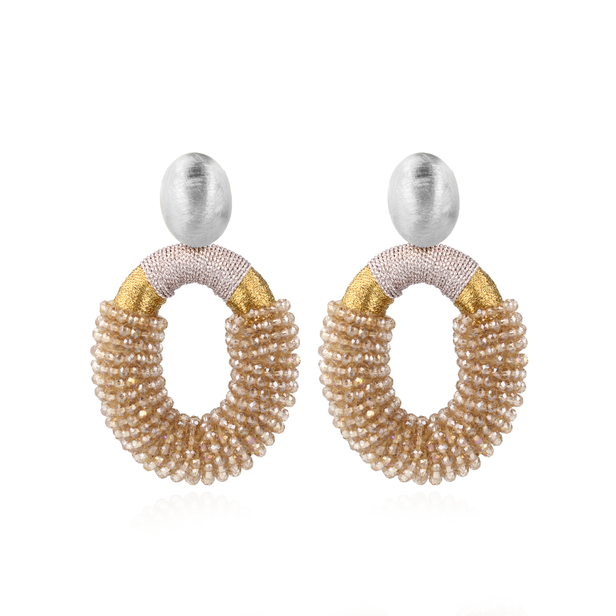 Champagne Oorbellen Yara Oval Llott-theme.productDescriptionPage.SEO.byTheBrand