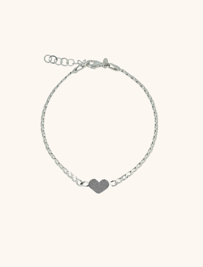 Classic Link Bracelet Heart