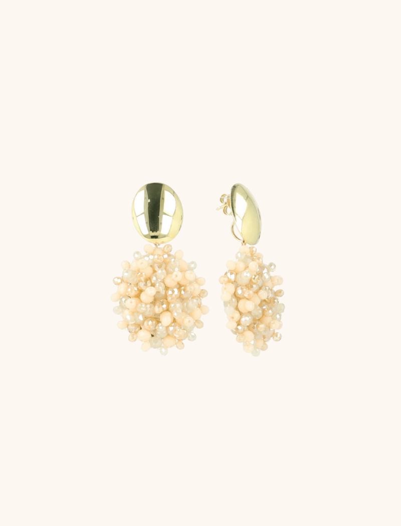 Mixed Beige Oorbellen Jazz Ovaallott-theme.productDescriptionPage.SEO.byTheBrand