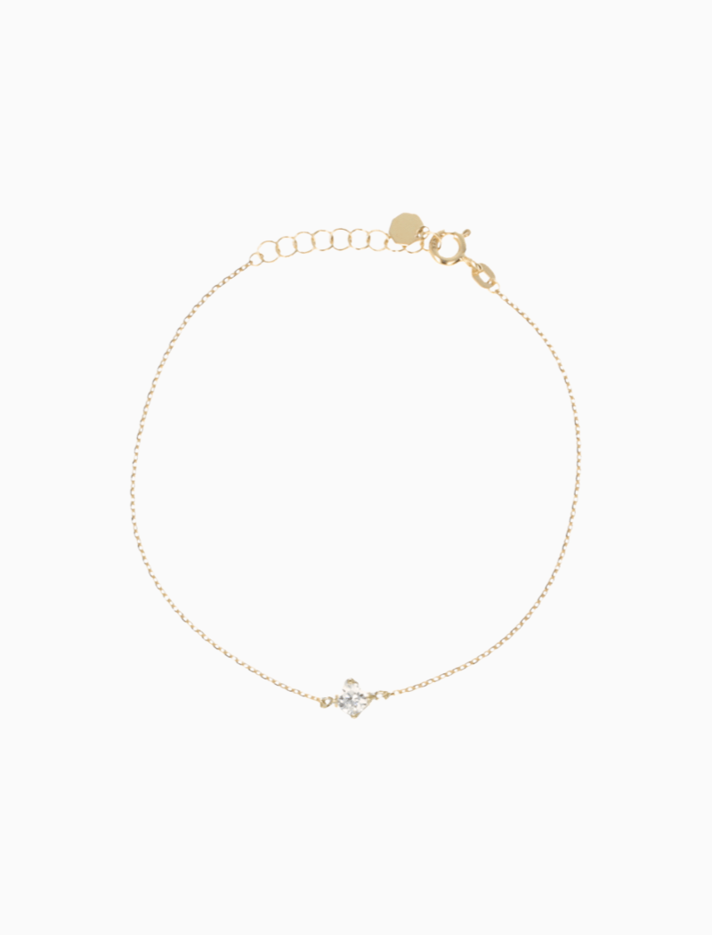 9 Karaat Armband One Diamond