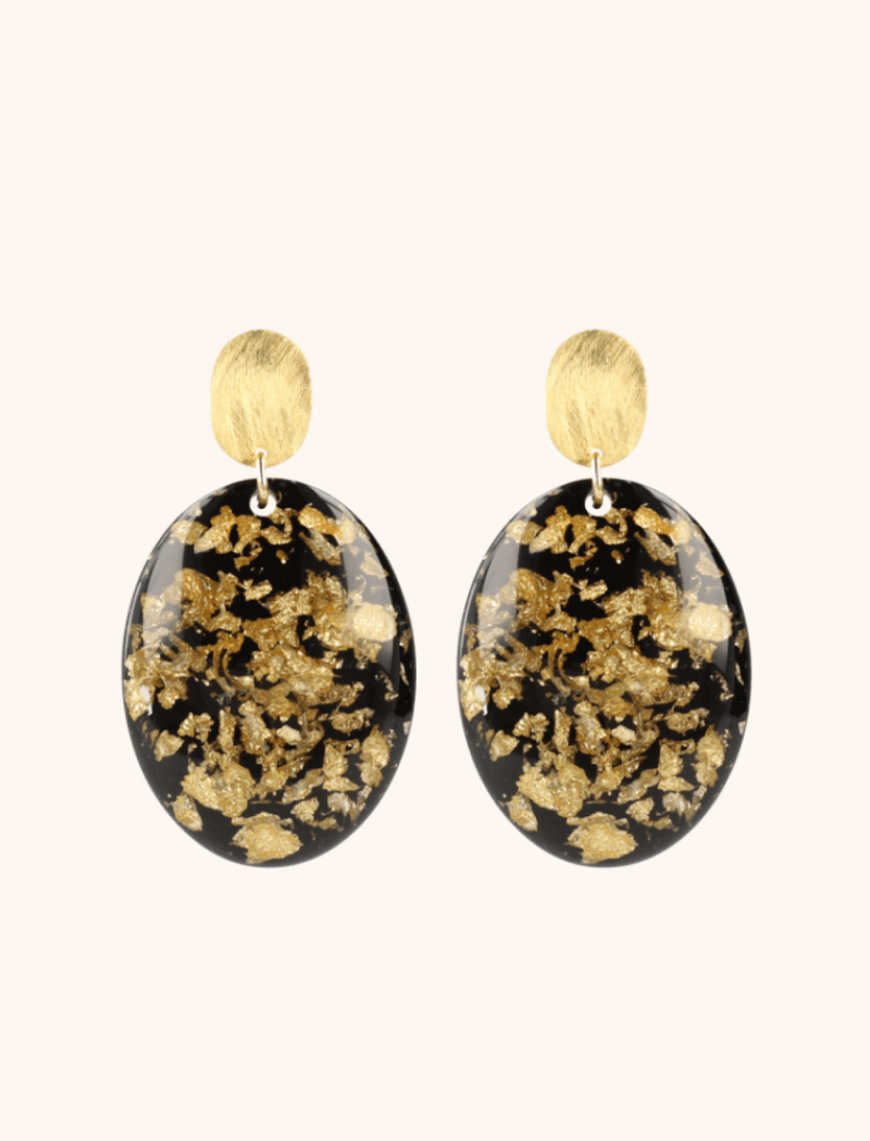  Earrings Sirius Closed Bugle Oval 
