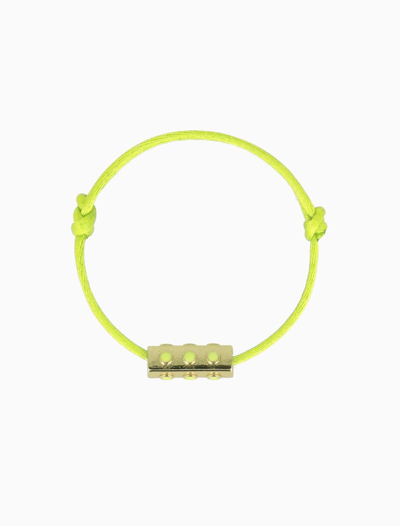 Bracelet Dots charm - Yellow