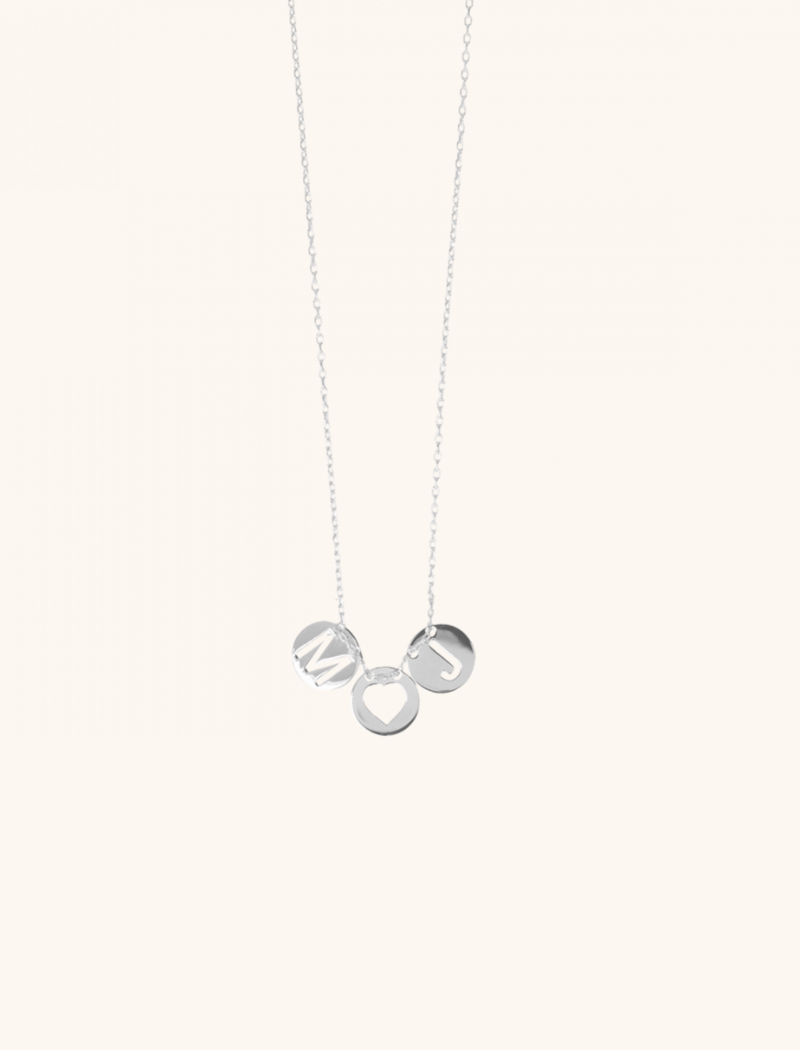 9 Karat Necklace Initial Coin