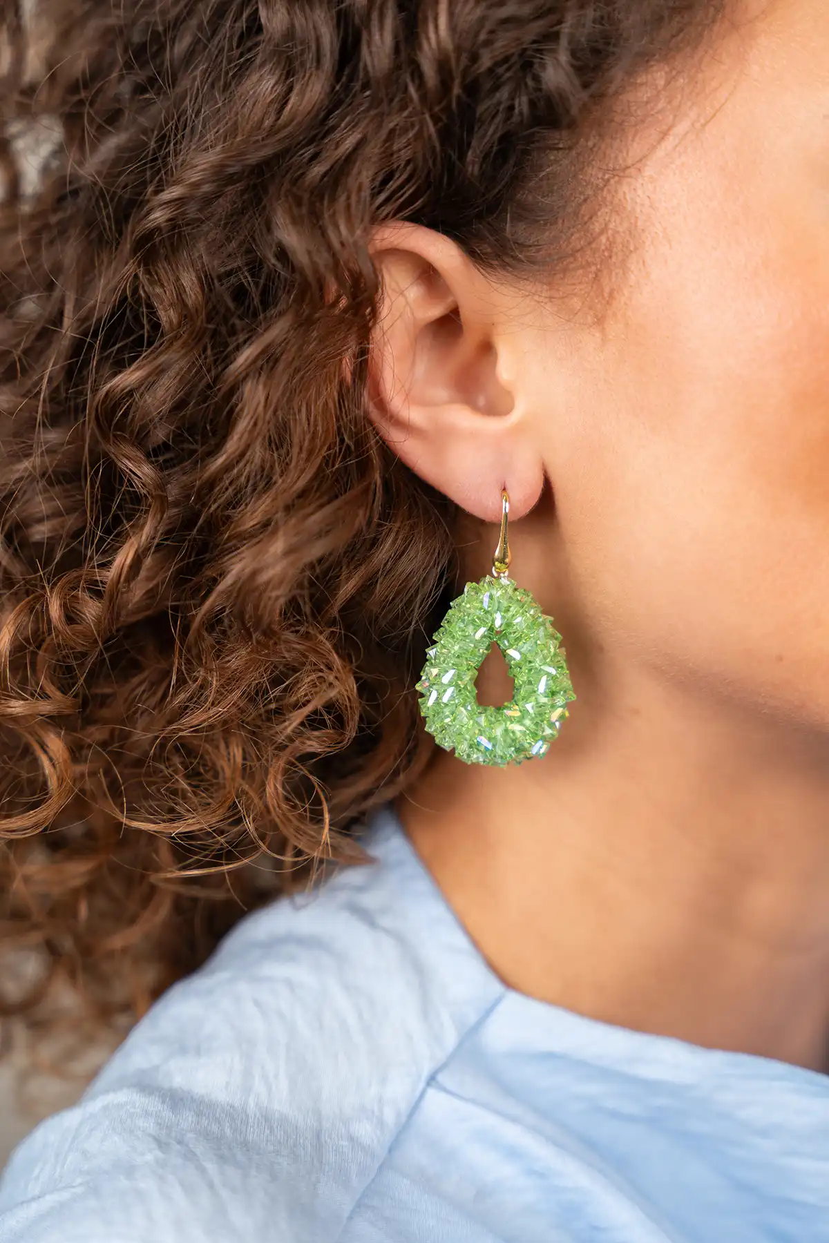 Groene Oorbellen Marieke Drop S Rawlott-theme.productDescriptionPage.SEO.byTheBrand
