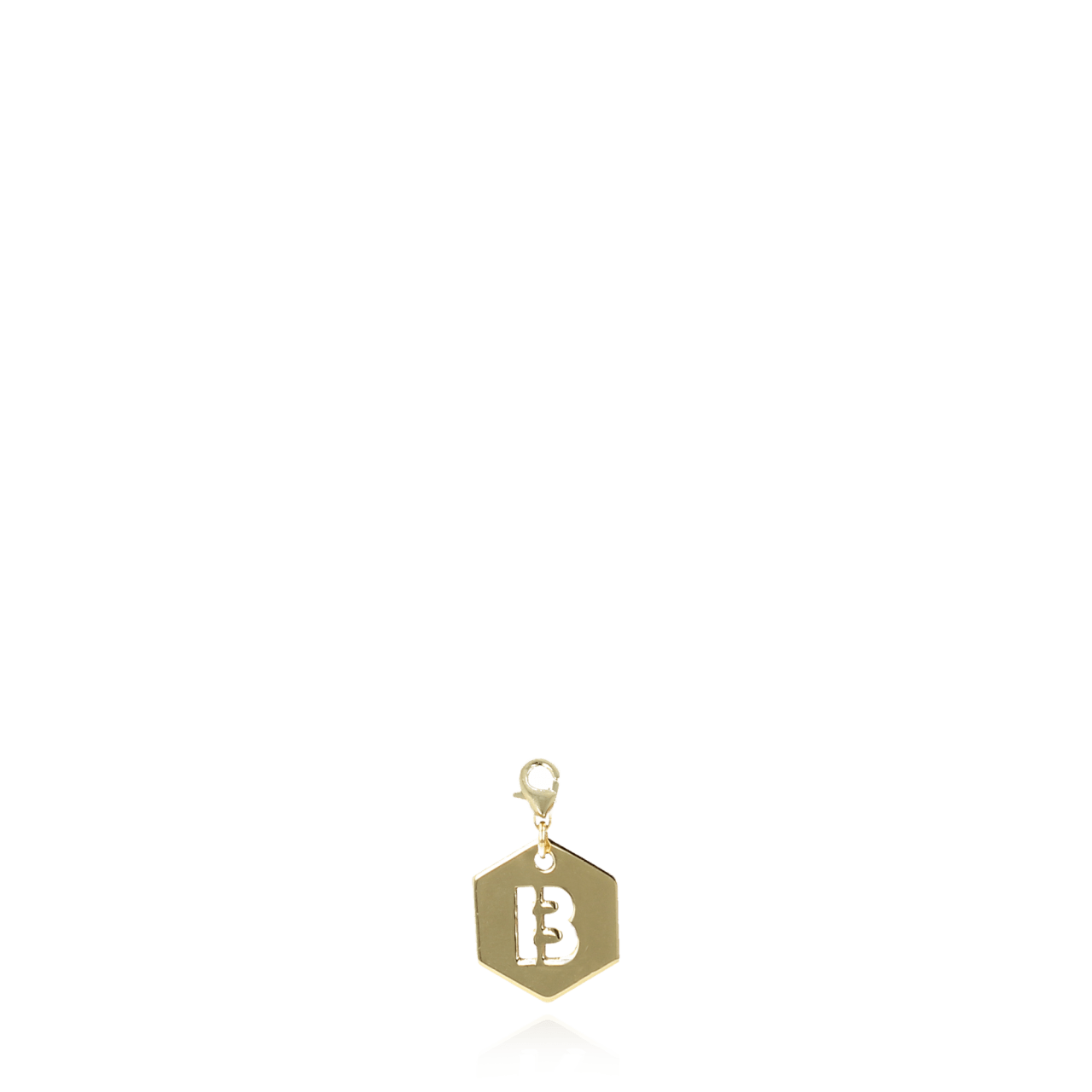 Initial Pendant Hexagon