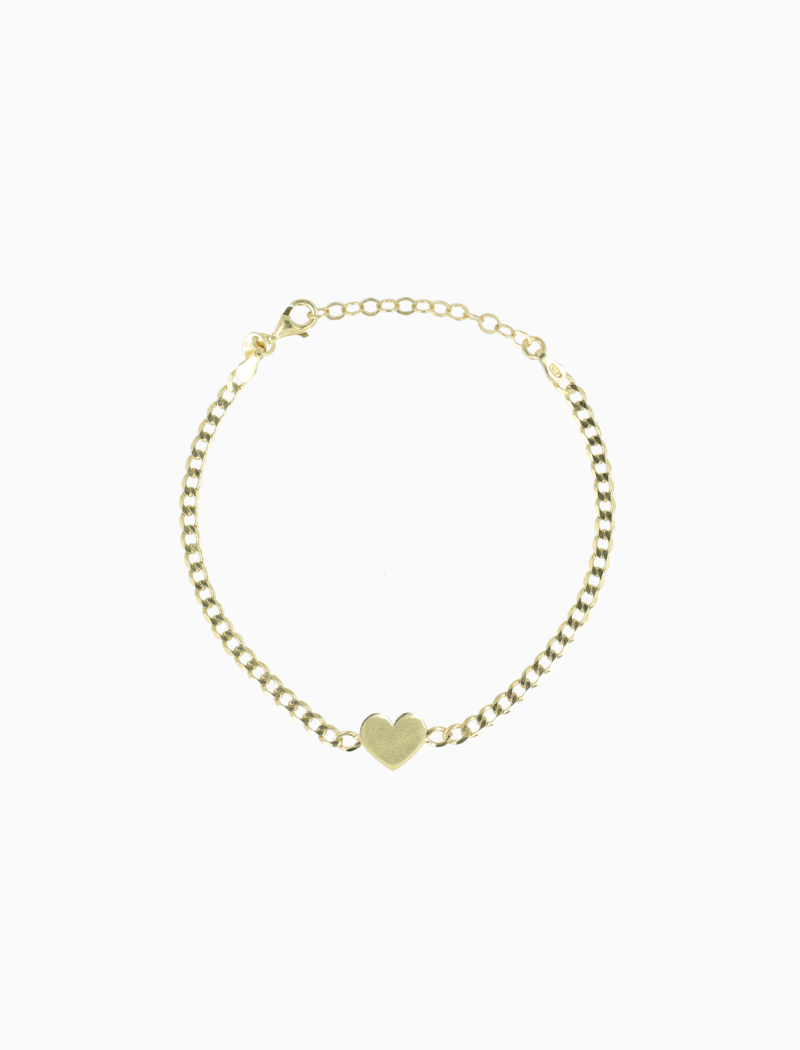 Klassisches Gliederarmband Herz