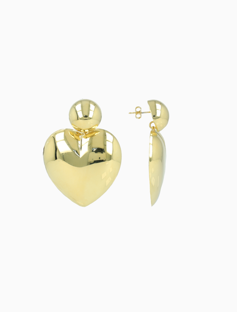 Classic Earrings Heart L