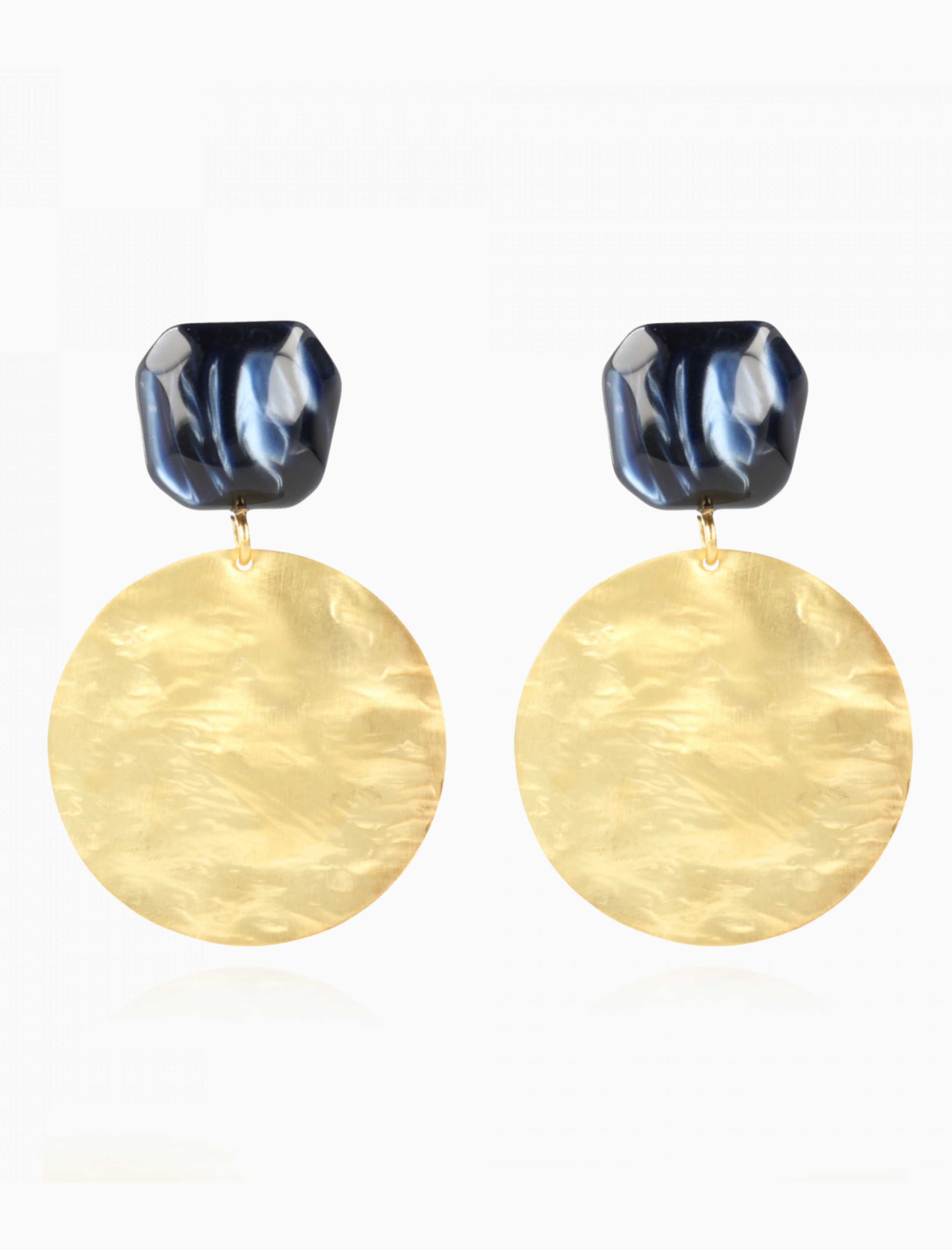 Goudkleurige Oorbellen Billie Hammerd XL