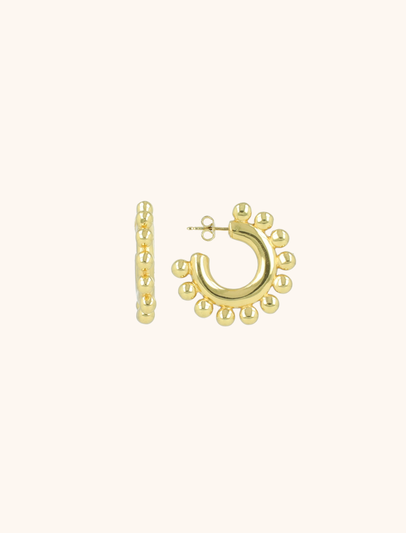 Gold Earrings Creole Balllott-theme.productDescriptionPage.SEO.byTheBrand