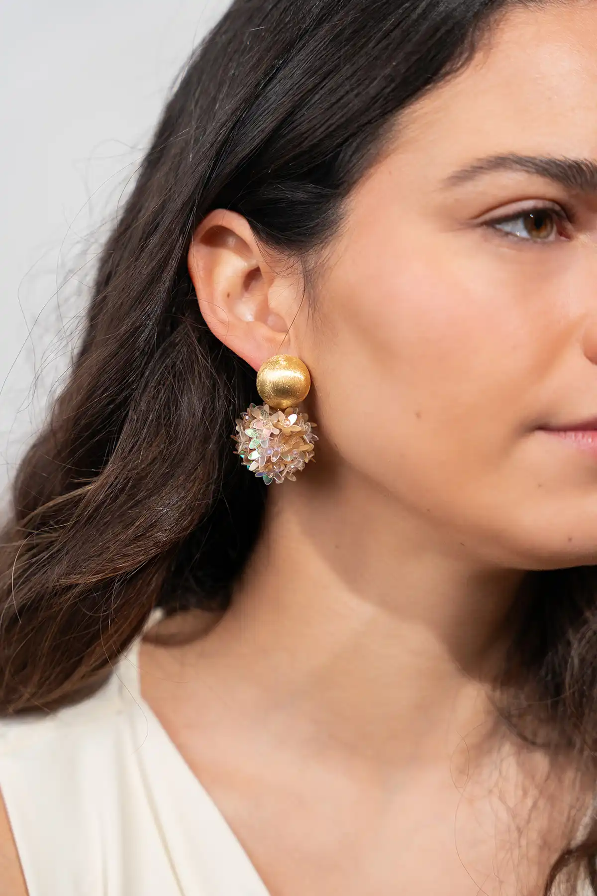 Honey Mint Oorbellen Daisy Globe S Flower