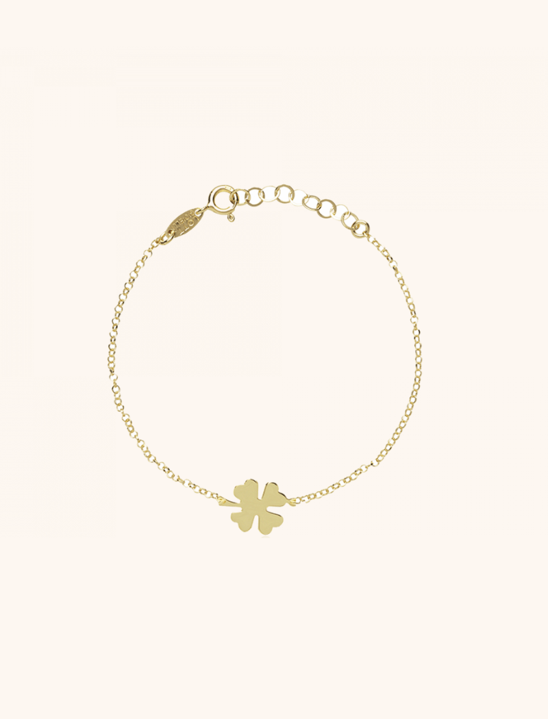 Symbol closed clover bracelet