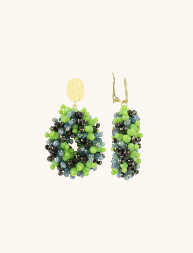 Nussschale Mix Ohrringe Double Stones Drop S Louise Cliplott-theme.productDescriptionPage.SEO.byTheBrand