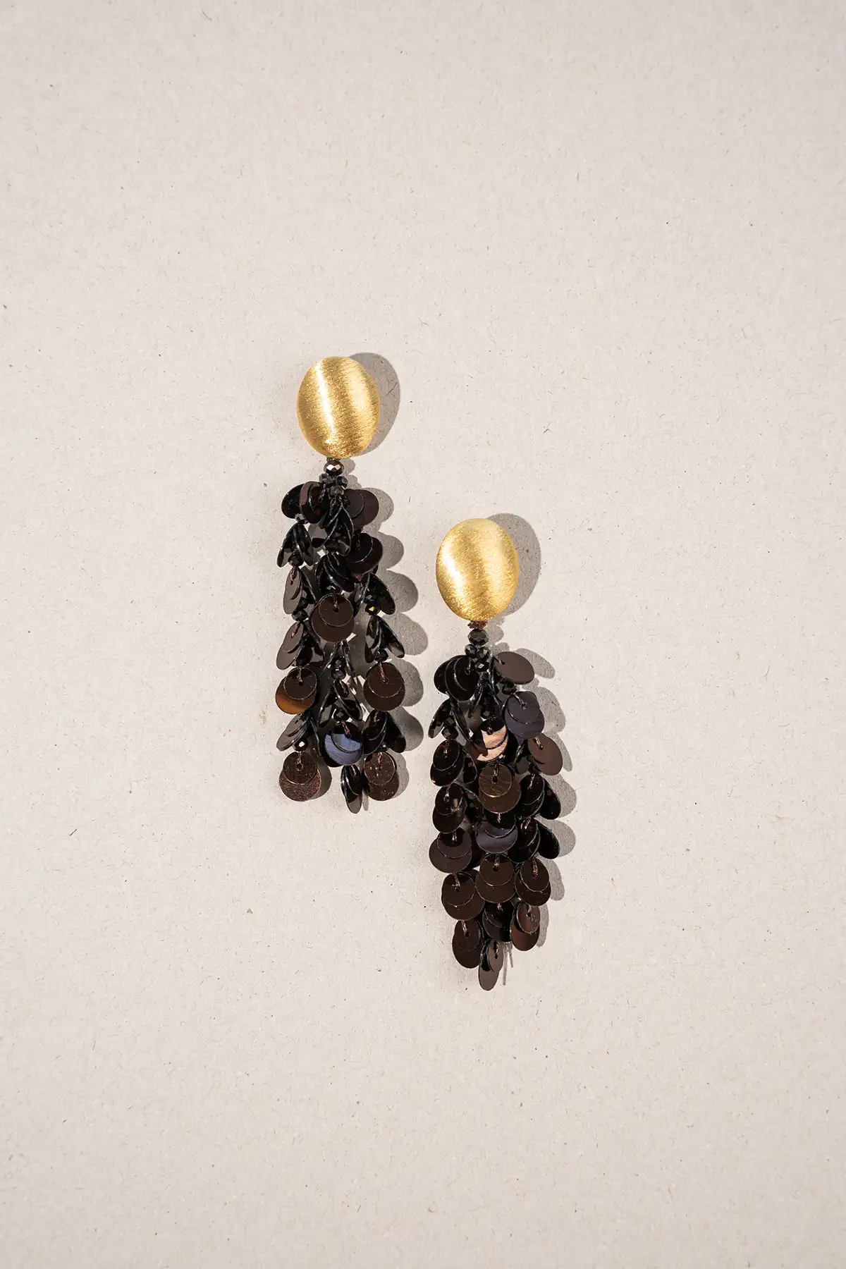 Metallic Brown Earring Sequin Single Fall Llott-theme.productDescriptionPage.SEO.byTheBrand