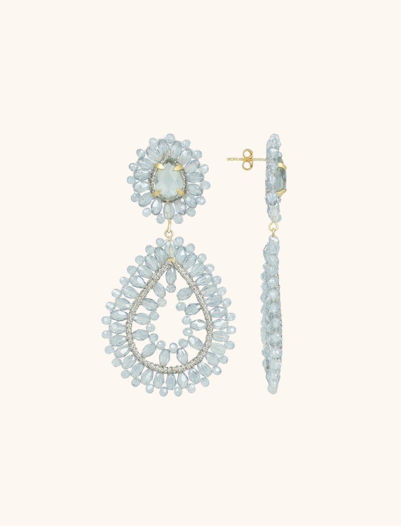 Blauwe Oorbellen Apollo Double Drop S/Llott-theme.productDescriptionPage.SEO.byTheBrand