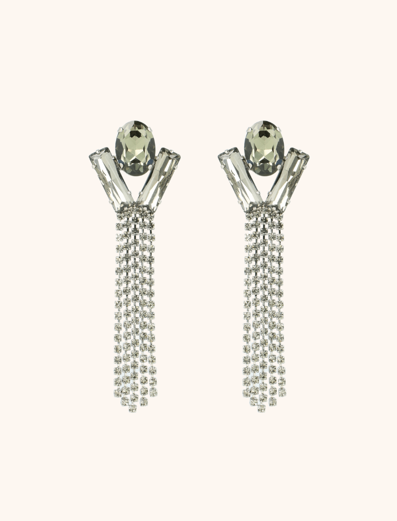 Maudi Oorbellen Ovaal Waterval Zwarte Diamant lott-theme.productDescriptionPage.SEO.byTheBrand