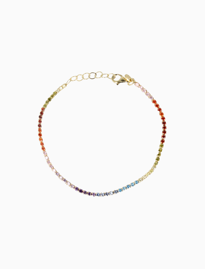 Regenboog Tennis Armband