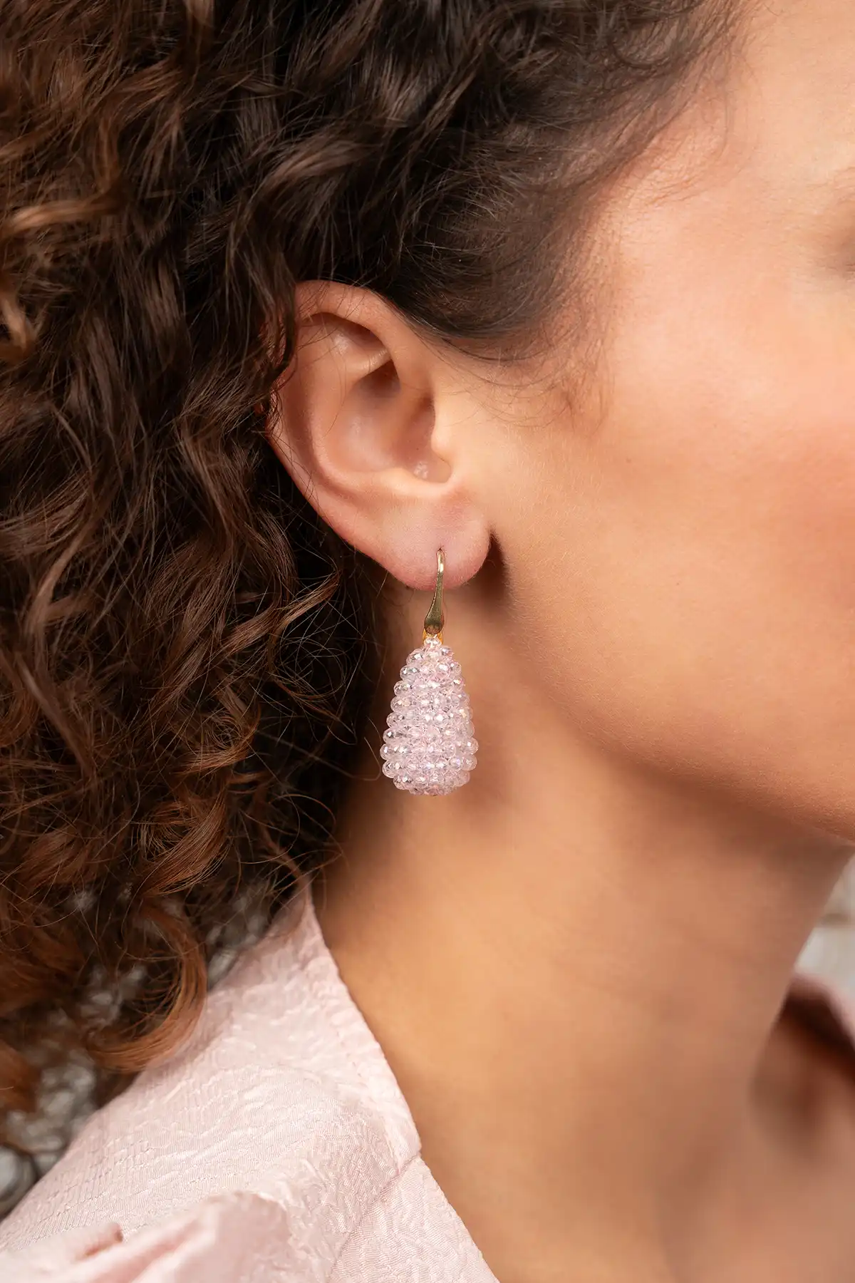 Crystal Pink Earrings Amy Cone S  lott-theme.productDescriptionPage.SEO.byTheBrand