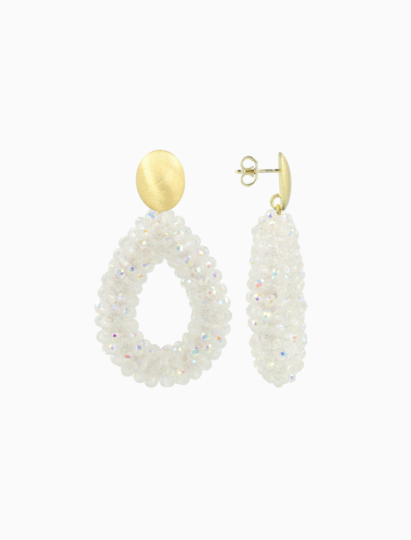 Holo Oorbellen Berry Druppel L