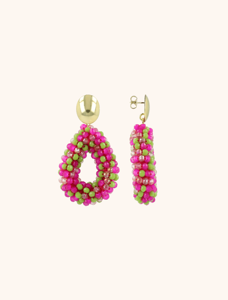 Fuchsia Lime Oorbellen Berry Druppel Slott-theme.productDescriptionPage.SEO.byTheBrand