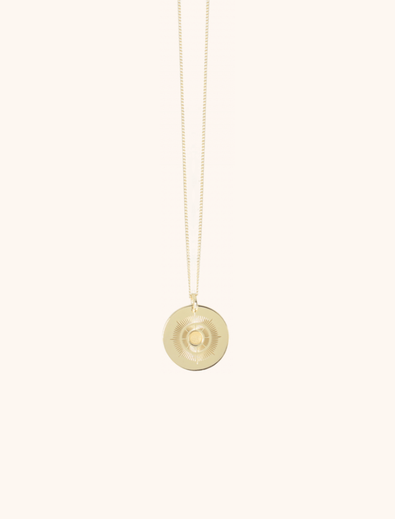 Compass Necklace Spirit Coin